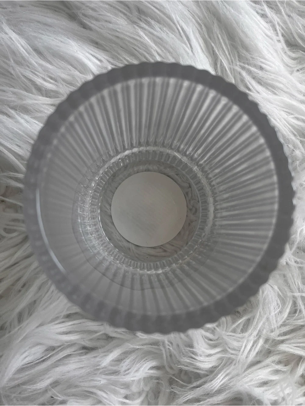 Crate&Barrel transparent glass